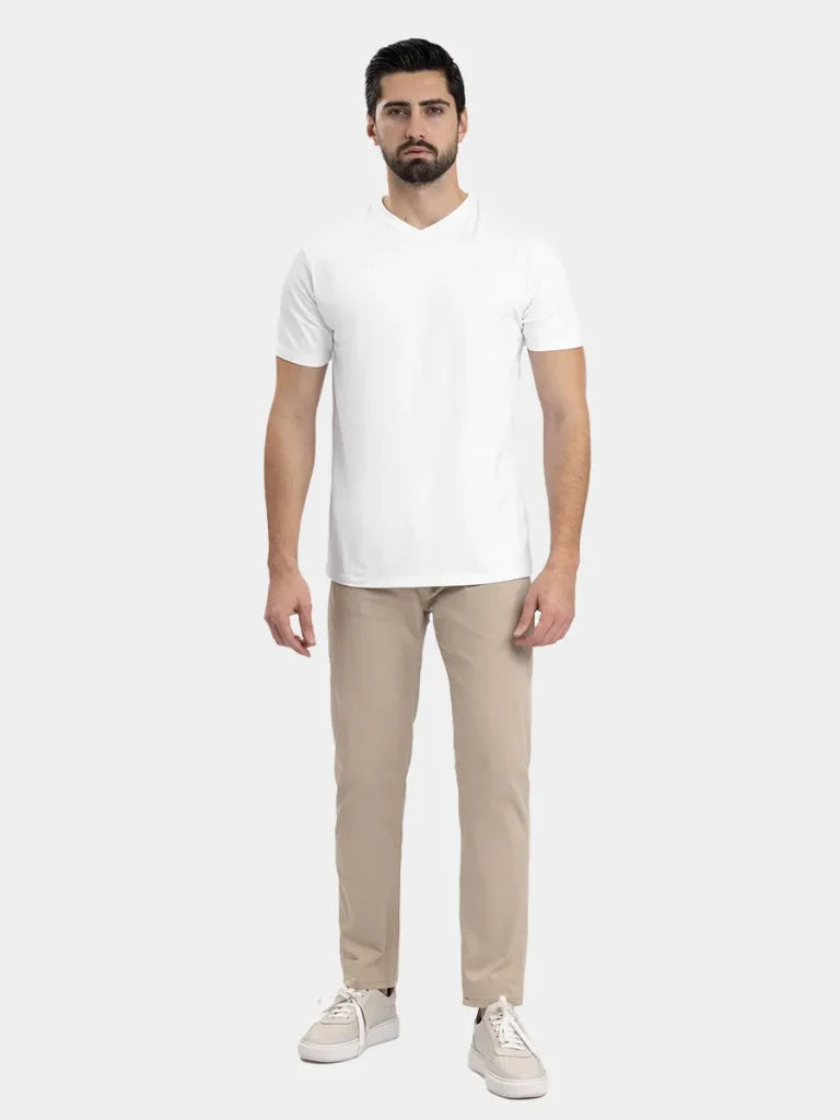 V-Neck Short Sleeve T-Shirt for Men